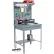 Global Industrial™ Flat Surfaced Shop Desk w/ Pegboard & Top Shelf, 34-1/2"W x 30"D, Gray