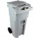 HSM® 32-Gallon Mobile Shredder Bin - Gray