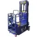 Drivable Power Stocker Lift, 18' Blue - PS-12D