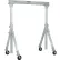Global Industrial ⢠Adjustable Height Aluminum Gantry Crane, 9'8"W x 9'6-12'H, 2000 Lb. Cap.