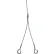 Lithonia IBAC120 M100 Aircraft Cable Set for Linear High Bay, 10' with Hook