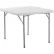 Interion® Plastic Folding Table, 36" x 36", White