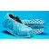 Polypropylene Non-Skid Shoe Covers, Blue with White Tread, LG, 50/Bag