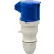 Walther Electric 330306, Female Connector, 30/32A, 3P, 230/250Vac, 6 Hr, IP44, With Cable Sleeve