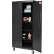 Sandusky® Heavy Duty Mobile Storage Cabinet, 22 Gauge, 36"W x 24"D x 78"H, Black