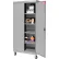 Sandusky® Heavy Duty Mobile Storage Cabinet, 22 Gauge, 36"W x 24"D x 78"H, Gray