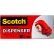 Scotch® DP-300-RD Packaging Tape Hand Dispenser, 2"W, Red - Pkg Qty 6