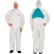 3M™ Disposable Coverall, Knit Cuffs, Attached Hood, White, X-Large, 4520-XL, 20/Case