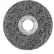 3M™ Scotch-Brite™ Clean and Strip Unitized Wheel 4" x 1" x 1/4" XCS Grit Silicon Carbide - Pkg Qty 5