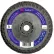 3M™ Cubitron™ 3 1169F Flap Disc, T27-Flat, 4-1/2" x 5/8"-11, 80+ Grit, Y-Weight - Pkg Qty 10