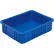 Global Industrial™ Plastic Dividable Grid Container, 22-1/2"L x 17-1/2"W x 6"H, Blue - Pkg Qty 3