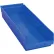 Global Industrial™ Plastic Nesting Storage Shelf Bin 8-3/8"W x 23-5/8"L x 4"H Blue - Pkg Qty 6