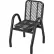 Global Industrial™ Outdoor Dining Chair, Expanded Metal, Black