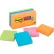 Post-it® Notes Super Sticky Pads in Primary Colors, 2"x2", 90 Sheets/Pad, 8 Pads/PK