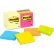 Post-it® Notes Original Pads Assorted Color Value Pack, 3 x 3, 100 Sheets/Pad, 14 Pads/PK