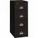 Fireking Fireproof 4 Drawer Vertical File Cabinet - Legal Size 21"W x 31-1/2"D x 53"H - Black