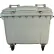 HSM® 4 WHEELSecure Mobile Shredder Cart - 175-Gallon Capacity - Gray