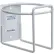 Horizon Mfg. Medium Bottle Rack 4074, Holds Bottle 5" Diameter and Under, White