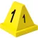 Global Industrial™ Numbered Cones, 1-20, Yellow