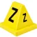 Global Industrial™ Lettered Cones, A-Z, Yellow
