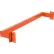 Global Industrial™ Teardrop Pallet Rack Backstop, 48" L, 6" Offset