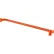 Global Industrial™ Teardrop Pallet Rack Backstop, 96"L, 6" Offset
