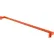 Global Industrial™ Teardrop Pallet Rack Backstop, 108"L, 6" Offset