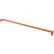 Global Industrial™ Teardrop Pallet Rack Backstop, 144"L, 6" Offset