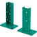Global Industrial™ Pallet Rack Footplate, 5"W x 8"L x 11-4/5"H, 2 Pieces, 24 Set Nuts & Bolts