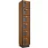 Global Industrial™ 6-Tier 6 Door Wood Locker, 12"Wx15"Dx76"H, Cherry, Assembled
