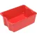 MFG Tray Molded Fiberglass Nest & Stack Tote, 25-1/4"L x 18"W x 10"H, Red, Pack of 5 - Pkg Qty 5