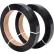 Global Industrial™ Polyester Strapping, 1/2"W x 3600'L x 0.020" Thick, Black - Pkg Qty 2