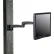 Global Industrial™ Fixed Height LED/LCD Monitor Wall Mount Arm with VESA Plate, Black