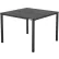 Global Industrial™ 40" Square Resin Outdoor Dining Table, Black