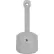 Justrite® Smokers Ceasefire® Outdoor Ashtray, 4 Gallon, Gray