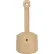 Justrite® Smokers Ceasefire® Outdoor Ashtray, 4 Gallon, Beige
