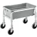 Global Industrial™ NSF Aluminum Lug Cart 23"L x 15-1/2"W x 19"H, 1 Tote Capacity, All Welded