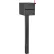 Global Industrial™ Residential Mailbox Front/Rear Access 12-1/2x13-5/8x18-1/4 48" Ground Post