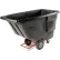 Rubbermaid® Standard Duty Plastic Tilt Truck, 1 Cu. Yd. Cap, 850 Lbs. Cap, Black