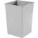 Rubbermaid® Plastic Rigid Trash Can Liner For Rubbermaid® Plaza Receptacle, Gray
