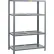 Little Giant® 4 Shelf, Perforated Welded Steel Shelving, 36"W x 24"D x 72"H