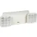 Global Industrial™ 2 Head Square LED Emergency Unit w/ Adjustable Optics, Ni-Cad Battery Backup
