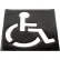 Global Industrial™ Handicapped Parking Lot Stencil