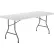 Interion® Plastic Folding Table, 30" x 72", White