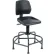 Interion® Task Stool, Polyurethane, Black