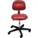 ESD-Safe Vinyl Chair with Nylon Base with Drag Chain Burgundy