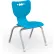Balt® Hierarchy 12" Plastic Classroom Chair - Blue
