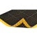 NoTrax® Safety Stance® Drainage Mat Border 7/8" Thick 2-5/32' x 3-5/16' Black/Yellow