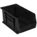 Global Industrial™ Plastic Hang & Stack Bin, 14-3/4"L x 5-1/2"W x 5"H, Black - Pkg Qty 12