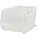 Global Industrial™ Plastic Hang & Stack Bin, 18"L x 11"W x 10"H, Clear - Pkg Qty 4